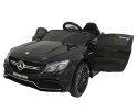 MERCEDES C 63 S COUPE, MIĘKKIE SIEDZENIE , MIEKKIE KOŁA, SYSTEM ESW, 5 PUNKTOWE PASY /QY-1588 Import SUPER-TOYS