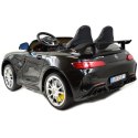 MERCEDES DWUOSOBOWY GT R 4x4, MIĘKKIE KOŁA EVA, MIĘKKIE SIEDZENIE FULL OPCJA, LAKIER/HL289 Import SUPER-TOYS