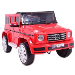 MERCEDES G500 NA AKUMULATOR MIĘKKIE KOŁA EVA, MIĘKKIE SIEDZENIE, LAKIEROWANY FULL OPCJA/JJ2077 Import SUPER-TOYS
