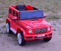 MERCEDES G500 NA AKUMULATOR MIĘKKIE KOŁA EVA, MIĘKKIE SIEDZENIE, LAKIEROWANY FULL OPCJA/JJ2077 Import SUPER-TOYS