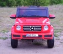 MERCEDES G500 NA AKUMULATOR MIĘKKIE KOŁA EVA, MIĘKKIE SIEDZENIE, LAKIEROWANY FULL OPCJA/JJ2077 Import SUPER-TOYS