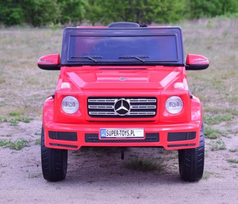 MERCEDES G500 NA AKUMULATOR MIĘKKIE KOŁA EVA, MIĘKKIE SIEDZENIE, LAKIEROWANY FULL OPCJA/JJ2077 Import SUPER-TOYS MERCEDES G500 NA AKUMULATOR MIĘKKIE KOŁA EVA, MIĘKKIE SIEDZENIE, LAKIEROWANY FULL OPCJA/JJ2077 Import SUPER-TOYS