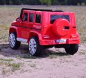 MERCEDES G500 NA AKUMULATOR MIĘKKIE KOŁA EVA, MIĘKKIE SIEDZENIE, LAKIEROWANY FULL OPCJA/JJ2077 Import SUPER-TOYS