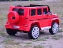 MERCEDES G500 NA AKUMULATOR MIĘKKIE KOŁA EVA, MIĘKKIE SIEDZENIE, LAKIEROWANY FULL OPCJA/JJ2077 Import SUPER-TOYS