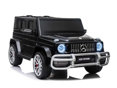 MERCEDES G63 AMG DLA 2 DZIECI, 24V, 4X4, MIĘKKIE KOŁA EVA, MIĘKKIE SIEDZENIE, FULL OPCJA/S-307 Import SUPER-TOYS