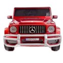 MERCEDES G63 AMG DLA 2 DZIECI, 24V, 4X4, MIĘKKIE KOŁA EVA, MIĘKKIE SIEDZENIE, LAKIER POLEROWANY FULL OPCJA/S-307 Import SUPER-TOYS