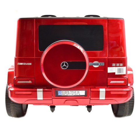 MERCEDES G63 AMG DLA 2 DZIECI, 24V, 4X4, MIĘKKIE KOŁA EVA, MIĘKKIE SIEDZENIE, LAKIER POLEROWANY FULL OPCJA/S-307 Import SUPER-TOYS MERCEDES G63 AMG DLA 2 DZIECI, 24V, 4X4, MIĘKKIE KOŁA EVA, MIĘKKIE SIEDZENIE, LAKIER POLEROWANY FULL OPCJA/S-307 Import SUPER-TOYS