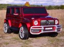 MERCEDES G63 AMG DLA 2 DZIECI, 24V, 4X4, MIĘKKIE KOŁA EVA, MIĘKKIE SIEDZENIE, LAKIER POLEROWANY FULL OPCJA/S-307 Import SUPER-TOYS