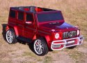 MERCEDES G63 AMG DLA 2 DZIECI, 24V, 4X4, MIĘKKIE KOŁA EVA, MIĘKKIE SIEDZENIE, LAKIER POLEROWANY FULL OPCJA/S-307 Import SUPER-TOYS