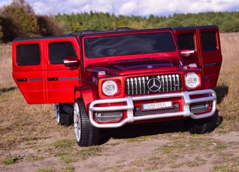 MERCEDES G63 AMG DLA 2 DZIECI, 24V, 4X4, MIĘKKIE KOŁA EVA, MIĘKKIE SIEDZENIE, LAKIER POLEROWANY FULL OPCJA/S-307 Import SUPER-TOYS MERCEDES G63 AMG DLA 2 DZIECI, 24V, 4X4, MIĘKKIE KOŁA EVA, MIĘKKIE SIEDZENIE, LAKIER POLEROWANY FULL OPCJA/S-307 Import SUPER-TOYS
