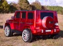 MERCEDES G63 AMG DLA 2 DZIECI, 24V, 4X4, MIĘKKIE KOŁA EVA, MIĘKKIE SIEDZENIE, LAKIER POLEROWANY FULL OPCJA/S-307 Import SUPER-TOYS