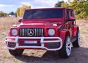 MERCEDES G63 AMG DLA 2 DZIECI, 24V, 4X4, MIĘKKIE KOŁA EVA, MIĘKKIE SIEDZENIE, LAKIER POLEROWANY FULL OPCJA/S-307 Import SUPER-TOYS