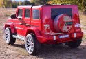 MERCEDES G63 AMG DLA 2 DZIECI, 24V, 4X4, MIĘKKIE KOŁA EVA, MIĘKKIE SIEDZENIE, LAKIER POLEROWANY FULL OPCJA/S-307 Import SUPER-TOYS
