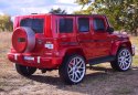 MERCEDES G63 AMG DLA 2 DZIECI, 24V, 4X4, MIĘKKIE KOŁA EVA, MIĘKKIE SIEDZENIE, LAKIER POLEROWANY FULL OPCJA/S-307 Import SUPER-TOYS