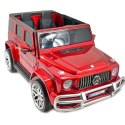 MERCEDES G63 AMG DLA 2 DZIECI, 24V, 4X4, MIĘKKIE KOŁA EVA, MIĘKKIE SIEDZENIE, LAKIER POLEROWANY FULL OPCJA/S-307 Import SUPER-TOYS