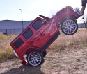 MERCEDES G63 AMG DLA 2 DZIECI, 24V, 4X4, MIĘKKIE KOŁA EVA, MIĘKKIE SIEDZENIE, LAKIER POLEROWANY FULL OPCJA/S-307 Import SUPER-TOYS