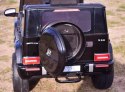 MERCEDES G63 AMG, MIĘKKIE KOŁA EVA, MIĘKKIE SIEDZENIE, LAKIER POLEROWANY FULL OPCJA/BBH0003 Import SUPER-TOYS