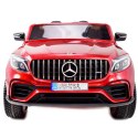 MERCEDES GLC 63S LICENCJA, 4X4, 2x12V, WALIZKA, MIĘKKIE KOŁA EVA, MIĘKKIE SIEDZENIE, LAKIER POLEROWANY, FULL OPCJA/XMX608 Import SUPER-TOYS