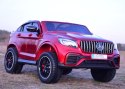 MERCEDES GLC 63S LICENCJA, 4X4, 2x12V, WALIZKA, MIĘKKIE KOŁA EVA, MIĘKKIE SIEDZENIE, LAKIER POLEROWANY, FULL OPCJA/XMX608 Import SUPER-TOYS