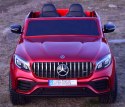 MERCEDES GLC 63S LICENCJA, 4X4, 2x12V, WALIZKA, MIĘKKIE KOŁA EVA, MIĘKKIE SIEDZENIE, LAKIER POLEROWANY, FULL OPCJA/XMX608 Import SUPER-TOYS