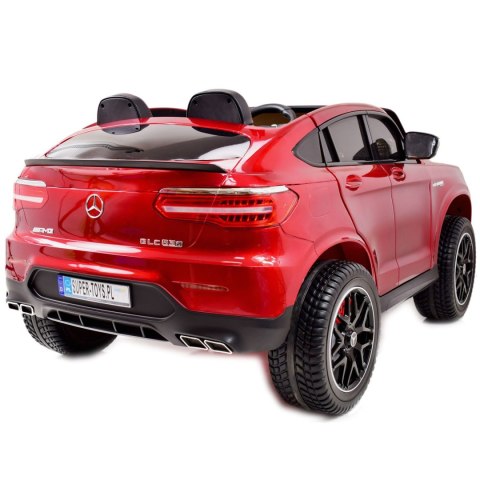 MERCEDES GLC 63S LICENCJA, 4X4, 2x12V, WALIZKA, MIĘKKIE KOŁA EVA, MIĘKKIE SIEDZENIE, LAKIER POLEROWANY, FULL OPCJA/XMX608 Import SUPER-TOYS MERCEDES GLC 63S LICENCJA, 4X4, 2x12V, WALIZKA, MIĘKKIE KOŁA EVA, MIĘKKIE SIEDZENIE, LAKIER POLEROWANY, FULL OPCJA/XMX608 Import SUPER-TOYS