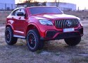 MERCEDES GLC 63S LICENCJA, 4X4, 2x12V, WALIZKA, MIĘKKIE KOŁA EVA, MIĘKKIE SIEDZENIE, LAKIER POLEROWANY, FULL OPCJA/XMX608 Import SUPER-TOYS