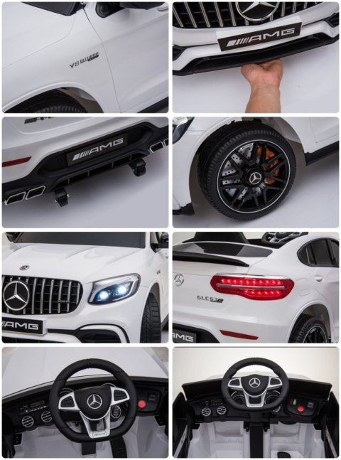 MERCEDES GLC 63S, MIĘKKIE SIEDZENIE, MIEKKIE KOŁA, SYSTEM ESW, FUNKCJA BUJANIA/QLS5688 Import SUPER-TOYS MERCEDES GLC 63S, MIĘKKIE SIEDZENIE, MIEKKIE KOŁA, SYSTEM ESW, FUNKCJA BUJANIA/QLS5688 Import SUPER-TOYS