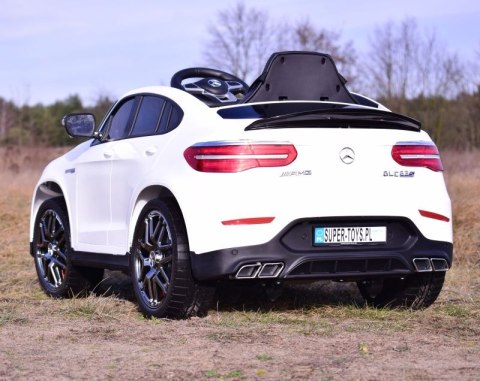 MERCEDES GLC 63S, MIĘKKIE SIEDZENIE, MIEKKIE KOŁA, SYSTEM ESW, FUNKCJA BUJANIA/QLS5688 Import SUPER-TOYS MERCEDES GLC 63S, MIĘKKIE SIEDZENIE, MIEKKIE KOŁA, SYSTEM ESW, FUNKCJA BUJANIA/QLS5688 Import SUPER-TOYS