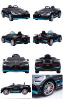 ORYGINALNE BUGATTI DIVO PEŁNA OPCJA, MIĘKKIE KOŁA, MIĘKKIE SIEDZENIE/HL338 Import SUPER-TOYS