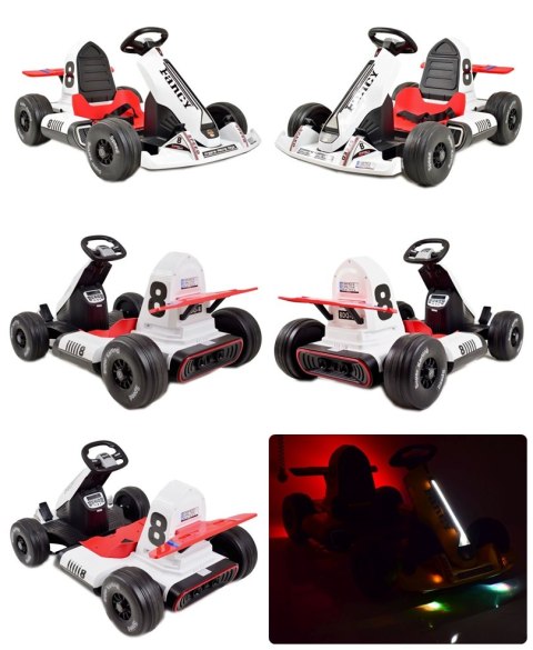 SZYBKI GOKART FANCY NA AKUMULATOR 12V, REGULOWANA - ROZSUWANA RAMA, SUPER ZABAWA\BDQ-8 Import SUPER-TOYS SZYBKI GOKART FANCY NA AKUMULATOR 12V, REGULOWANA - ROZSUWANA RAMA, SUPER ZABAWA\BDQ-8 Import SUPER-TOYS