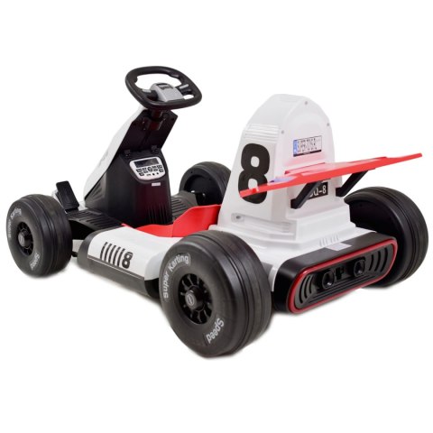 SZYBKI GOKART FANCY NA AKUMULATOR 12V, REGULOWANA - ROZSUWANA RAMA, SUPER ZABAWA\BDQ-8 Import SUPER-TOYS SZYBKI GOKART FANCY NA AKUMULATOR 12V, REGULOWANA - ROZSUWANA RAMA, SUPER ZABAWA\BDQ-8 Import SUPER-TOYS