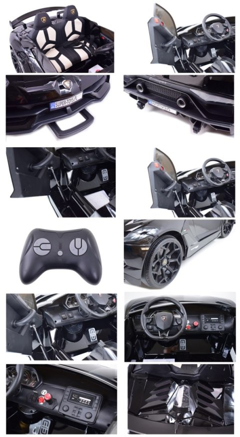 LICENCJONOWANY LAMBORGHINI AVENTADOR SVJ DLA 2 DZIECI FUNKCJA DRIFTU - LAKIER SUPER JAKOŚĆ, MIĘKKIE SIEDZENIE, MIĘKKIE KOŁA/SX20 Import SUPER-TOYS LICENCJONOWANY LAMBORGHINI AVENTADOR SVJ DLA 2 DZIECI FUNKCJA DRIFTU - LAKIER SUPER JAKOŚĆ, MIĘKKIE SIEDZENIE, MIĘKKIE KOŁA/SX20 Import SUPER-TOYS