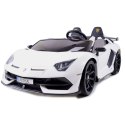 LICENCJONOWANY LAMBORGHINI AVENTADOR SVJ DLA 2 DZIECI, FUNKCJA DRIFTU MIĘKKIE SIEDZENIE, MIĘKKIE KOŁA/SX2028 Import SUPER-TOYS