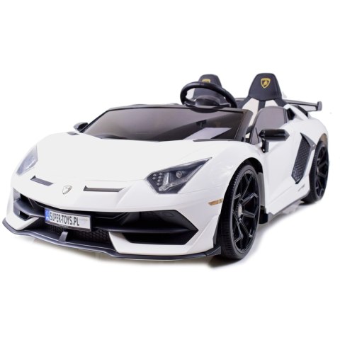 LICENCJONOWANY LAMBORGHINI AVENTADOR SVJ DLA 2 DZIECI, FUNKCJA DRIFTU MIĘKKIE SIEDZENIE, MIĘKKIE KOŁA/SX2028 Import SUPER-TOYS LICENCJONOWANY LAMBORGHINI AVENTADOR SVJ DLA 2 DZIECI, FUNKCJA DRIFTU MIĘKKIE SIEDZENIE, MIĘKKIE KOŁA/SX2028 Import SUPER-TOYS