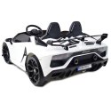 LICENCJONOWANY LAMBORGHINI AVENTADOR SVJ DLA 2 DZIECI, FUNKCJA DRIFTU MIĘKKIE SIEDZENIE, MIĘKKIE KOŁA/SX2028 Import SUPER-TOYS
