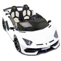 LICENCJONOWANY LAMBORGHINI AVENTADOR SVJ DLA 2 DZIECI, FUNKCJA DRIFTU MIĘKKIE SIEDZENIE, MIĘKKIE KOŁA/SX2028 Import SUPER-TOYS