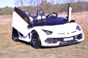 LICENCJONOWANY LAMBORGHINI AVENTADOR SVJ DLA 2 DZIECI, FUNKCJA DRIFTU MIĘKKIE SIEDZENIE, MIĘKKIE KOŁA/SX2028 Import SUPER-TOYS