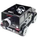 MERCEDES G63 NA AKUMULATOR MIĘKKIE KOŁA EVA, MIĘKKIE SIEDZENIE, FULL OPCJA/S-306 Import SUPER-TOYS