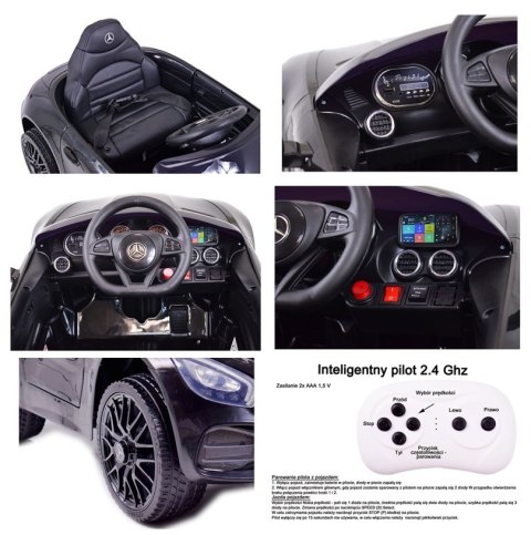 MERCEDES NA AKUMULATOR AMG GT, MIĘKKIE KOŁA EVA, MIĘKKIE SIEDZENIE/HL2588 Import SUPER-TOYS MERCEDES NA AKUMULATOR AMG GT, MIĘKKIE KOŁA EVA, MIĘKKIE SIEDZENIE/HL2588 Import SUPER-TOYS