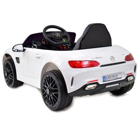 MERCEDES NA AKUMULATOR AMG GT, MIĘKKIE KOŁA EVA, MIĘKKIE SIEDZENIE/HL2588 Import SUPER-TOYS MERCEDES NA AKUMULATOR AMG GT, MIĘKKIE KOŁA EVA, MIĘKKIE SIEDZENIE/HL2588 Import SUPER-TOYS