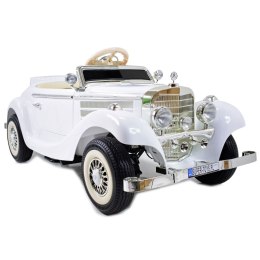 MERCEDES RETRO TYP 540K DLA DZIECKA I DLA RODZICA, MIĘKKIE KOŁA EVA, MIĘKKIE SIEDZENIE, FULL OPCJA/A200 Import SUPER-TOYS