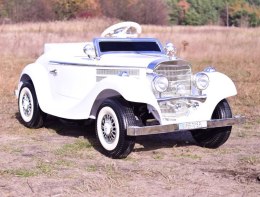 MERCEDES RETRO TYP 540K DLA DZIECKA I DLA RODZICA, MIĘKKIE KOŁA EVA, MIĘKKIE SIEDZENIE, FULL OPCJA/A200 Import SUPER-TOYS
