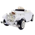 MERCEDES RETRO TYP 540K DLA DZIECKA I DLA RODZICA, MIĘKKIE KOŁA EVA, MIĘKKIE SIEDZENIE, FULL OPCJA/A200 Import SUPER-TOYS