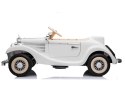 MERCEDES RETRO TYP 540K DLA DZIECKA I DLA RODZICA, MIĘKKIE KOŁA EVA, MIĘKKIE SIEDZENIE, FULL OPCJA/A200 Import SUPER-TOYS