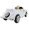 MERCEDES RETRO TYP 540K DLA DZIECKA I DLA RODZICA, MIĘKKIE KOŁA EVA, MIĘKKIE SIEDZENIE, FULL OPCJA/A200 Import SUPER-TOYS