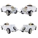 MERCEDES RETRO TYP 540K DLA DZIECKA I DLA RODZICA, MIĘKKIE KOŁA EVA, MIĘKKIE SIEDZENIE, FULL OPCJA/A200 Import SUPER-TOYS