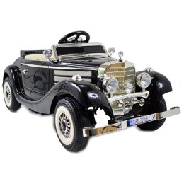 MERCEDES RETRO TYP 540K DLA DZIECKA I DLA RODZICA, MIĘKKIE KOŁA EVA, MIĘKKIE SIEDZENIE, FULL OPCJA/A200 Import SUPER-TOYS