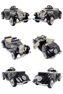 MERCEDES RETRO TYP 540K DLA DZIECKA I DLA RODZICA, MIĘKKIE KOŁA EVA, MIĘKKIE SIEDZENIE, FULL OPCJA/A200 Import SUPER-TOYS