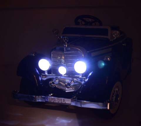 MERCEDES RETRO TYP 540K DLA DZIECKA I DLA RODZICA, MIĘKKIE KOŁA EVA, MIĘKKIE SIEDZENIE, FULL OPCJA/A200 Import SUPER-TOYS MERCEDES RETRO TYP 540K DLA DZIECKA I DLA RODZICA, MIĘKKIE KOŁA EVA, MIĘKKIE SIEDZENIE, FULL OPCJA/A200 Import SUPER-TOYS