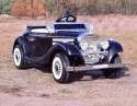MERCEDES RETRO TYP 540K DLA DZIECKA I DLA RODZICA, MIĘKKIE KOŁA EVA, MIĘKKIE SIEDZENIE, FULL OPCJA/A200 Import SUPER-TOYS